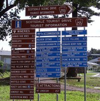 Scotsdale Tourist Information Board