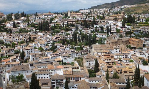 El Albaicin depuis l'Alhambra