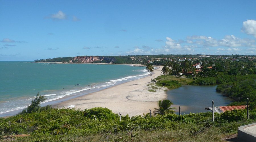 Vista da praia
