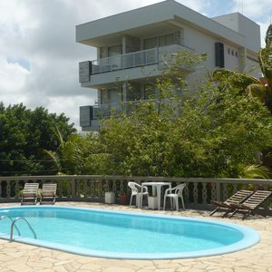 Piscina e bloco dos Apartamentos tipo Master