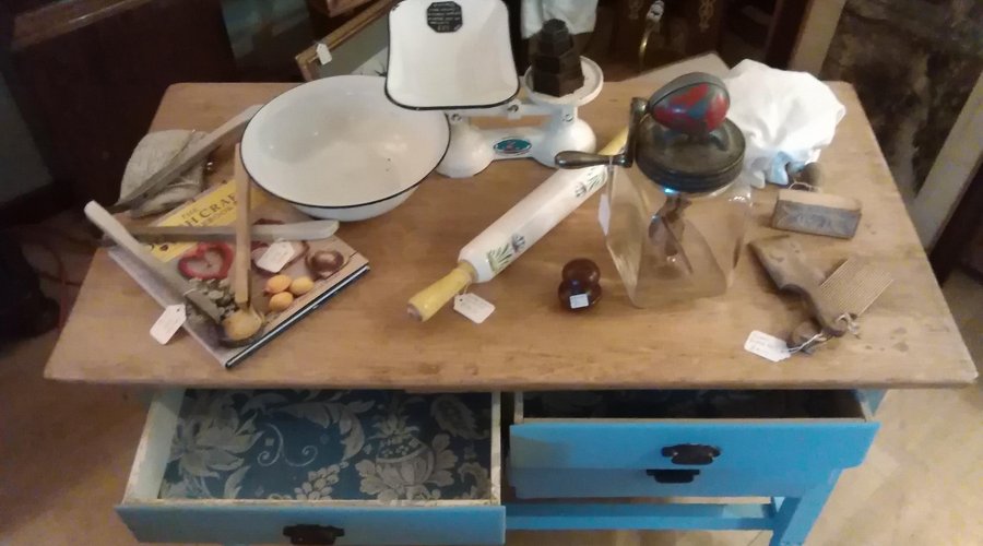 Vintage homewares and clothing