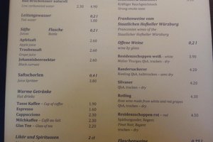 Speisekarte