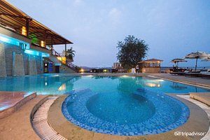 The Crown Goa in Panjim, image may contain: Resort, Hotel, Villa, Pool