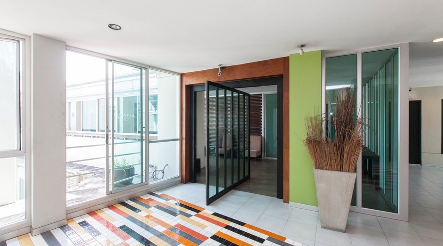 Hallways at the Swana Bangkok Hotel