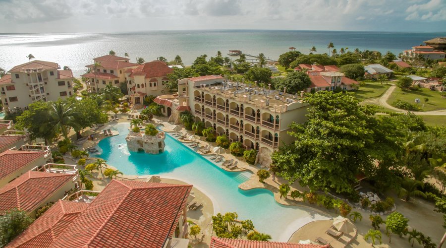 Areal shot of Amazing resort