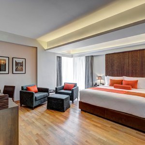 Executive King Room with FREE Wi-Fi, Electronic Safe, 42" SMART LED TV, Rain Shower, USB Charger