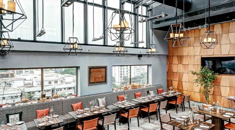 Top Of The Way Restaurant, featuring Continental & Asian a la carte and buffet dining.