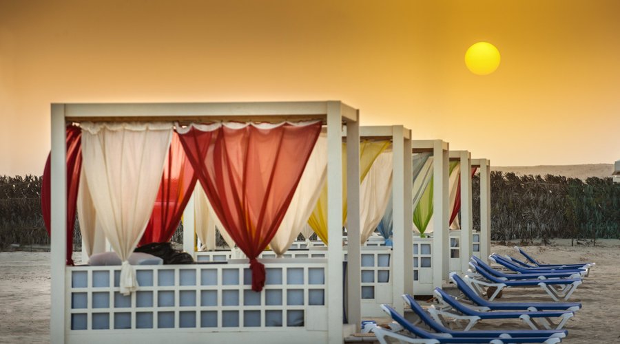 Beach cabanas
