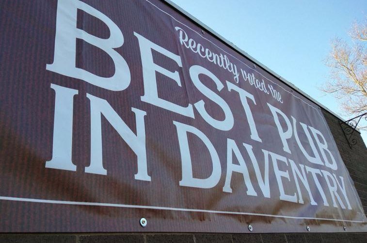 Won Best Bar Daventry