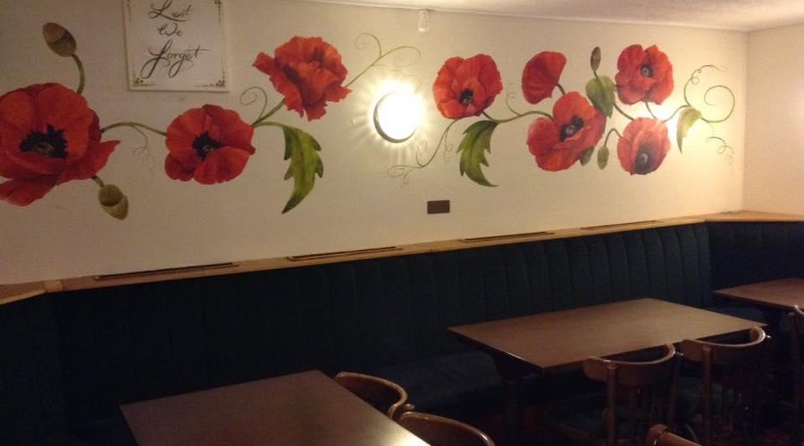 Poppy wall