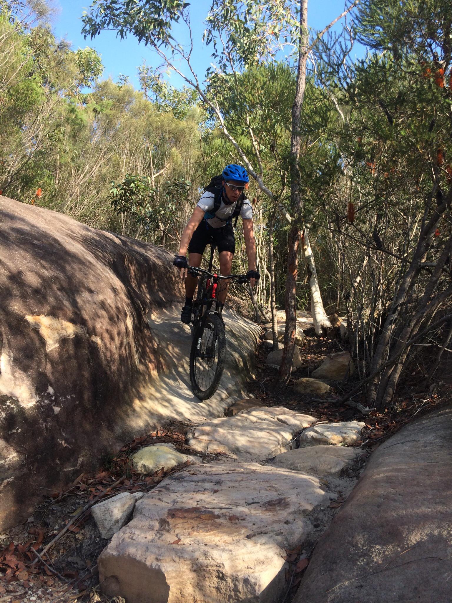 Manly dam mountain online bike trail