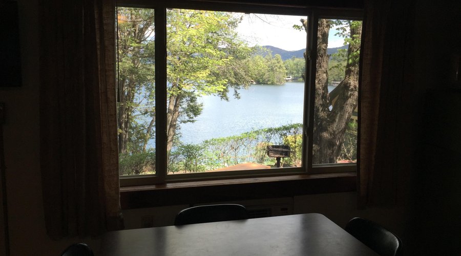 View from the Lake View Cottage