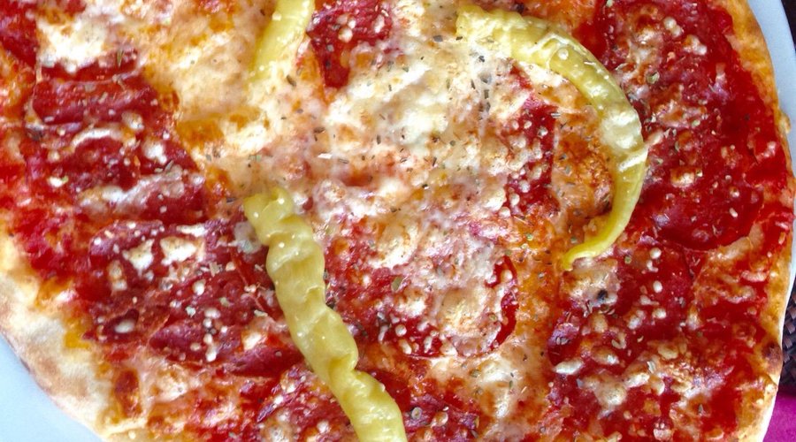 Wie in Italien! Pizza mit dünnem Boden, Pasta in vielen Variationen und ein toller Hauswein. Wir