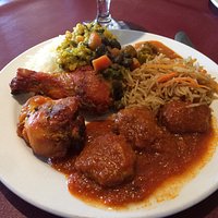 My first plate from the buffet
