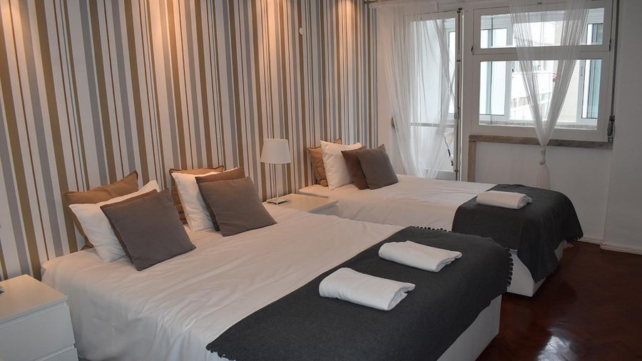 Room for 3-4 persons with a balcony