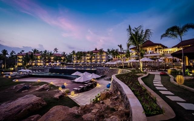 Resort pool view