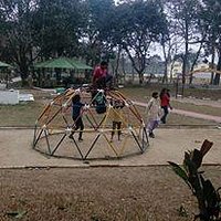 One of the many children's play area in Madhuban park