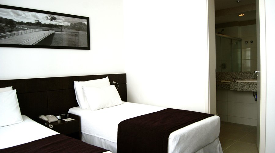 Quarto com camas solteiro