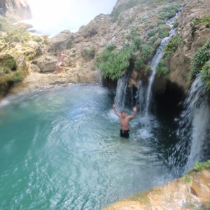 Franciso, lugareño de la Cascada la Asunción