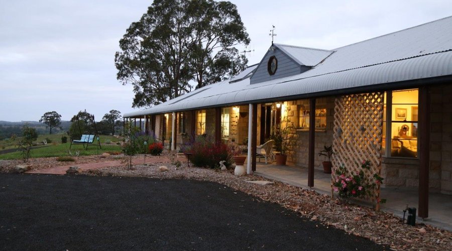 The front of the B & B, our house