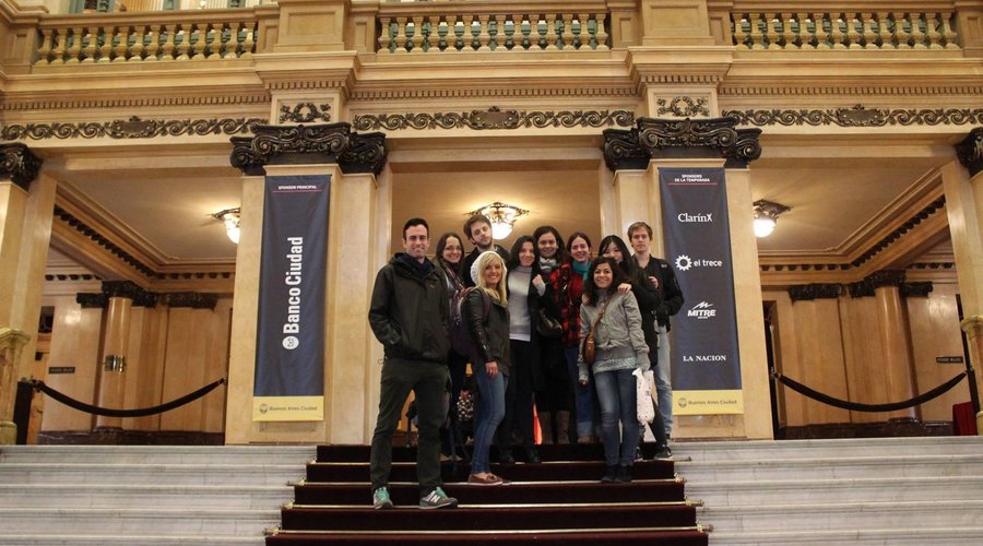 Visit to the Colon Theater with the students