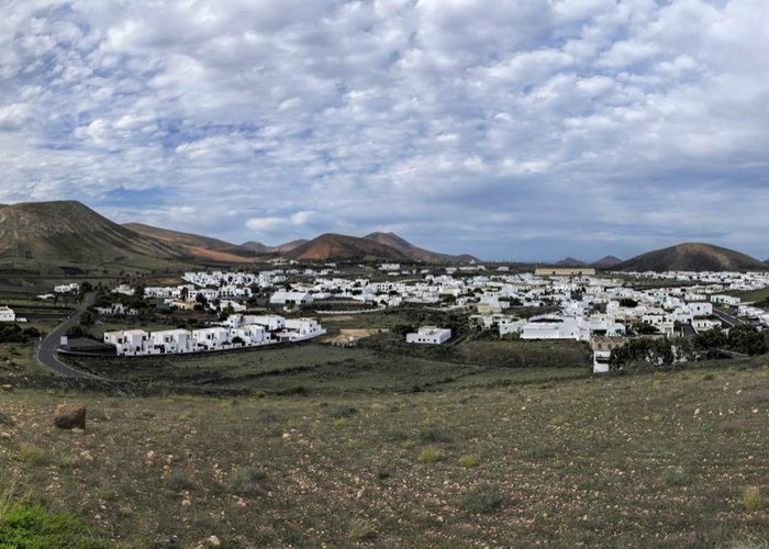 Vista panorámica de Uga, Lanzarote. (Dieicmbre-2015)