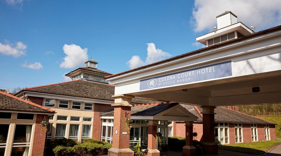 Coldra Court Entrance