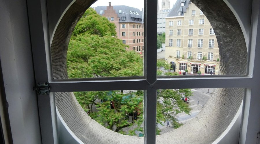 View from the Romantic Twin Room window