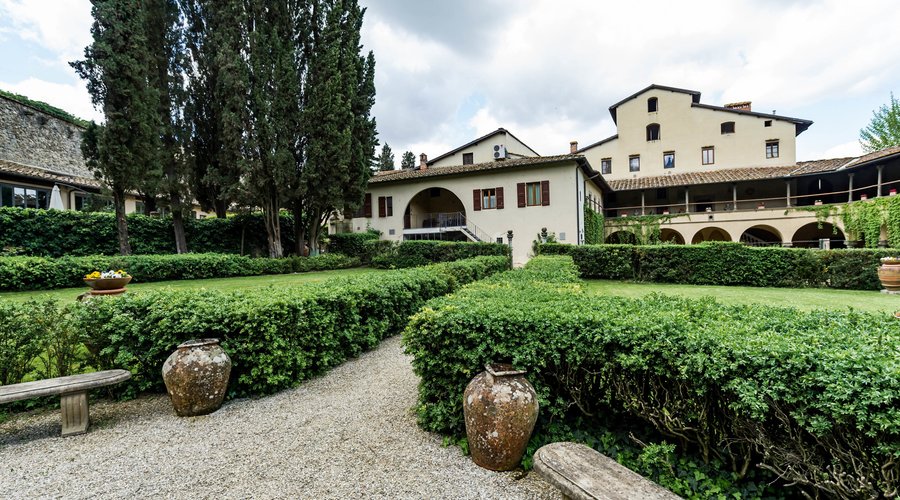Garden at the Hotel Villa Casagrande