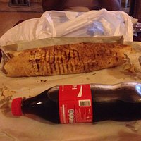 Large shawarma is enormous!