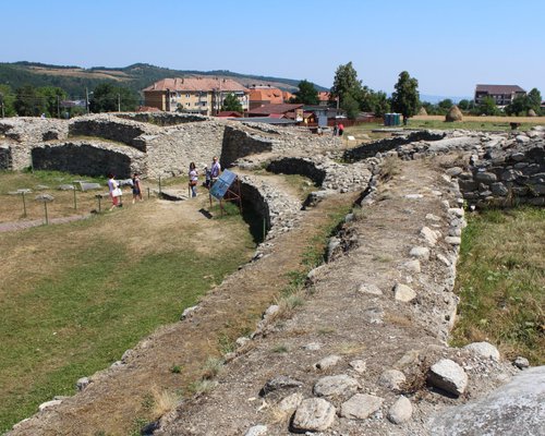 Neamt Citadel Ruins and Museum.Romania Editorial Image - Image of