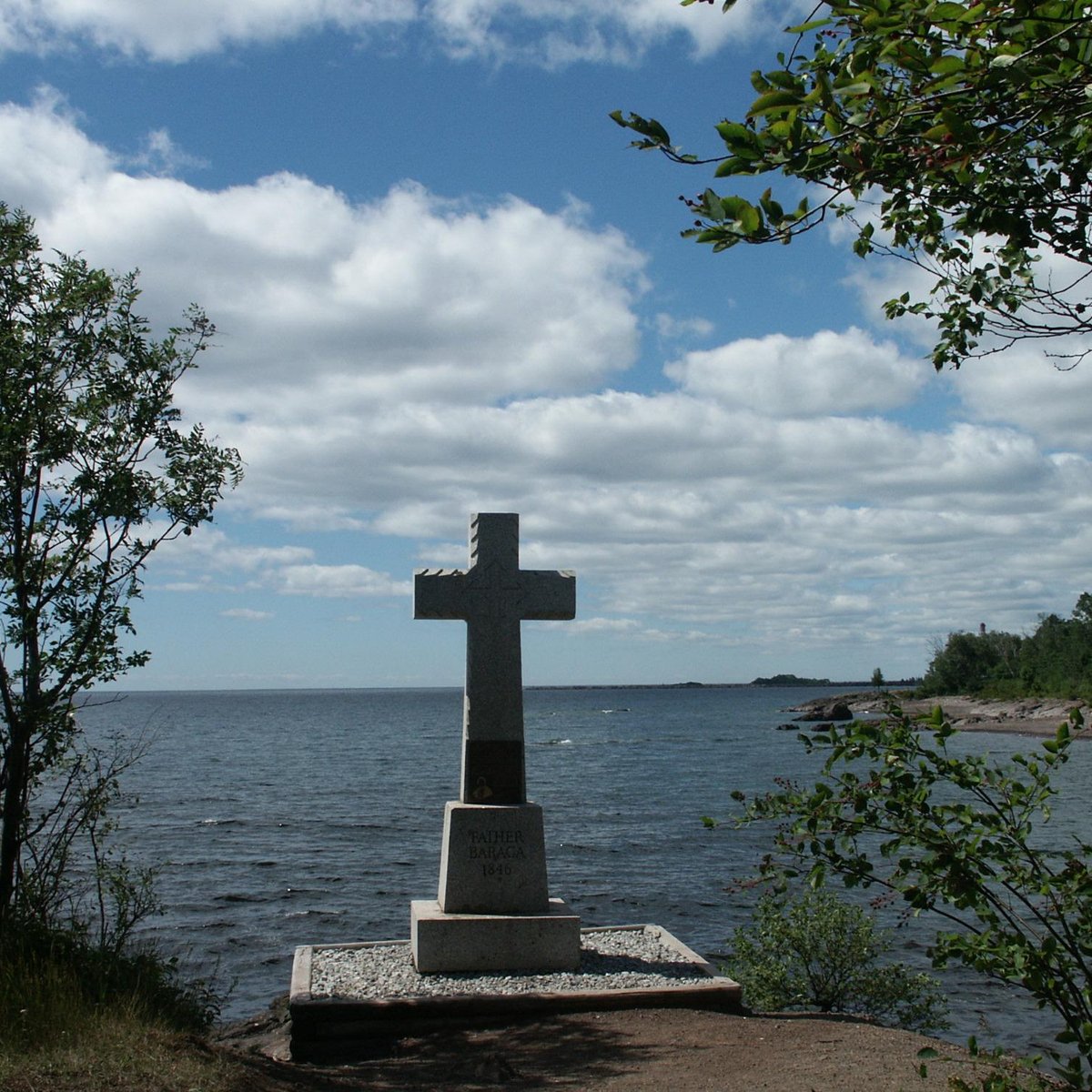 Father Baraga's Cross Historical Marker