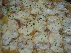 Pizza alla crema di zucca.