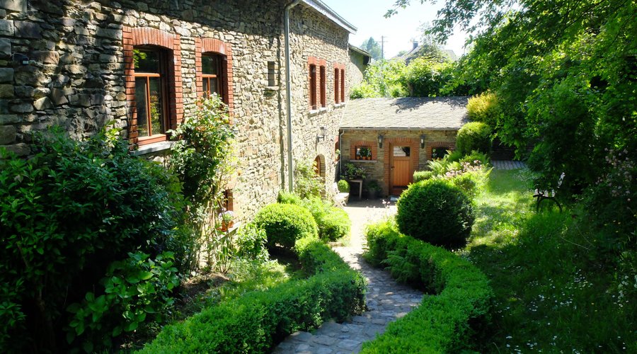 Terrasse privative du gîte