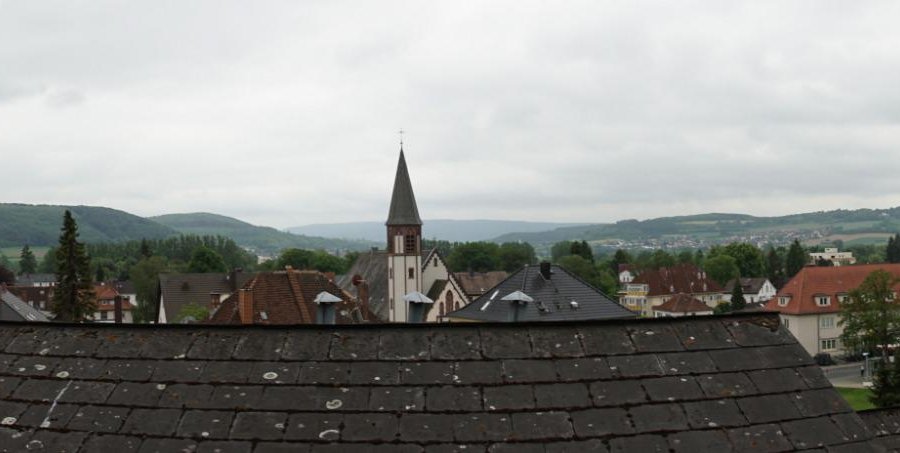 Panorama von der Dachterasse