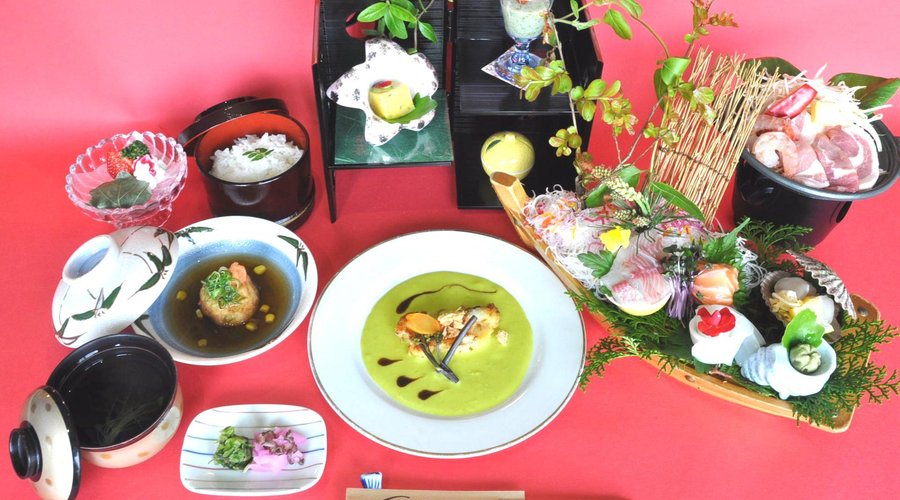 人気の会席料理です