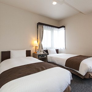 The Large Twin Room at the Smile Hotel Asakusa