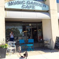 Delightful café opposite the Toronto Music Garden