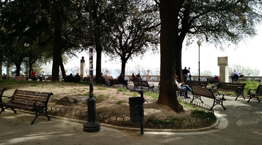 The small park of Giardini Carducci