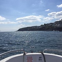 I'm not sure if this was on the actual ferry, or from a boat we'd hired, but you get the idea!