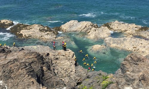 The kids had amazing time doing the Coasteering! Well worth the money, the instructors were fabu