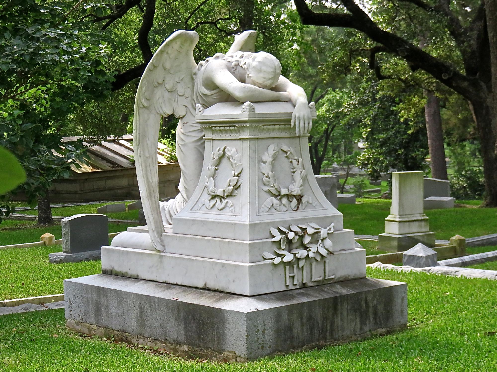 Glenwood Cemetery Houston   Mourning Angel 