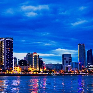 Brilliant Hotel in Da Nang, image may contain: Waterfront, City, Metropolis, Urban