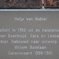 HOFJE VAN NOBLET;Nieuwegracht;HAARLEM