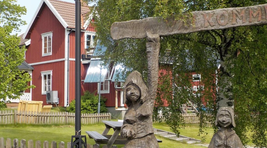 Vy mot vandrarhemmet