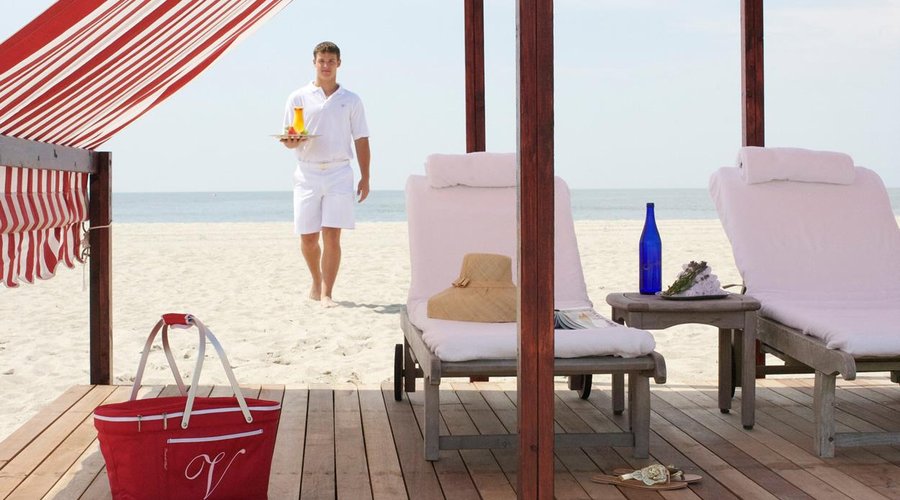 Beach Service at Virginia Hotel, Cape May, NJ