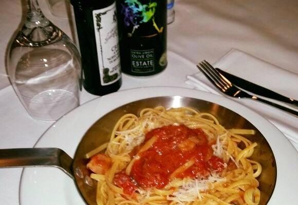 Linguine Amatriciana..