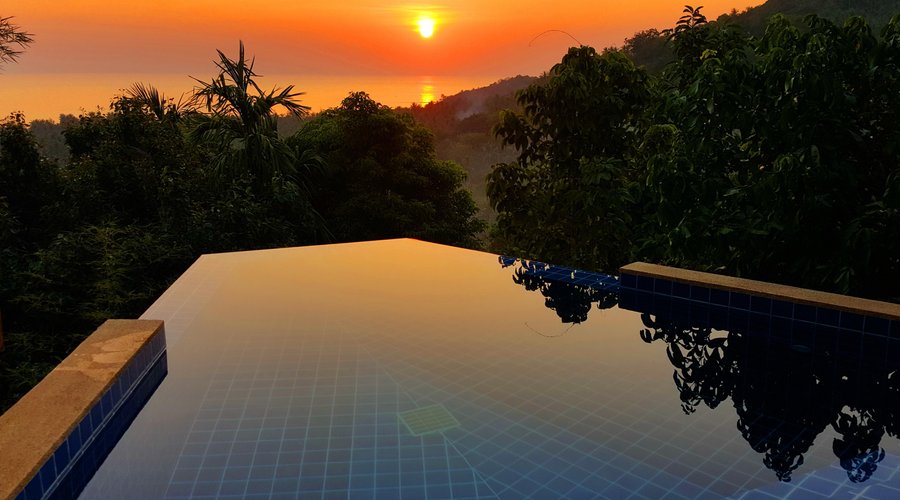 Sunset over the Gulf of Thailand