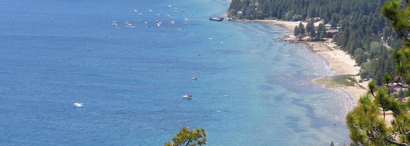 Kings Beach view from Stateline Fire Lookout