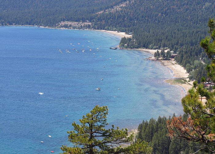Kings Beach view from Stateline Fire Lookout